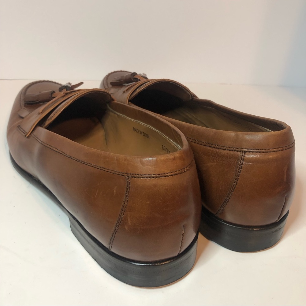 Mezlan Cuoio Leather Brown Loafers Men’s Size 9 M. - Picture 3 of 10